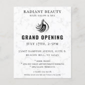 Modern Hair Salon Logo Event Flyer (Voorkant)