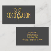 Modern Hair Salon Visitekaartje (Voorkant / Achterkant)