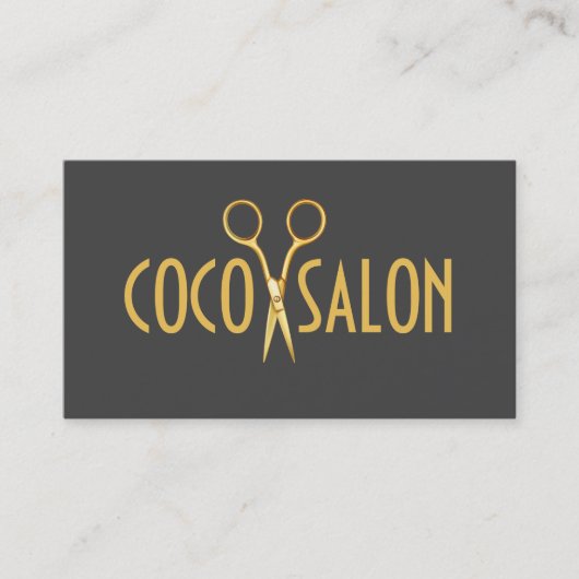 Modern Hair Salon Visitekaartje (Voorkant)