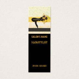 Modern Hair Stylist Blow Rozen Afspraak Mini Visitekaartjes