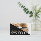 Modern Hair Stylist Hairdresser Beauty Salon Visitekaartje (Staand voorkant)