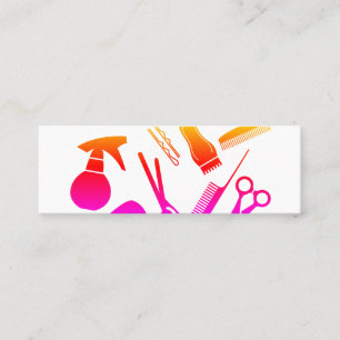 Modern Hair Stylist Mini Visitekaartje