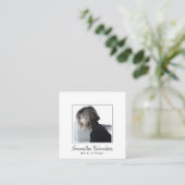 Modern Hair Stylist Photo Visitekaartje (Staand voorkant)