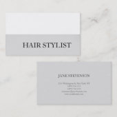 Modern Hair Stylist Professional Visitekaartje (Voorkant / Achterkant)