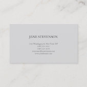 Modern Hair Stylist Professional Visitekaartje (Achterkant)