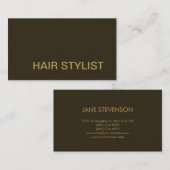 Modern Hair Stylist Professional Visitekaartje (Voorkant / Achterkant)