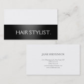 Modern Hair Stylist Professional Visitekaartje (Voorkant / Achterkant)