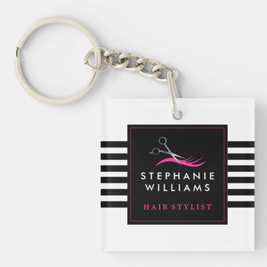 Modern Hair Stylist Sleutelhanger (voorkant)