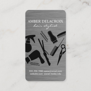 Modern Hair Stylist Visitekaartje
