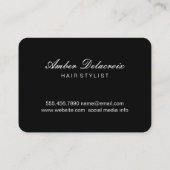 Modern Hair Stylist Visitekaartje (Achterkant)