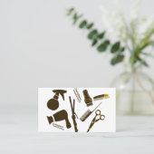 Modern Hair Stylist Visitekaartje (Staand voorkant)