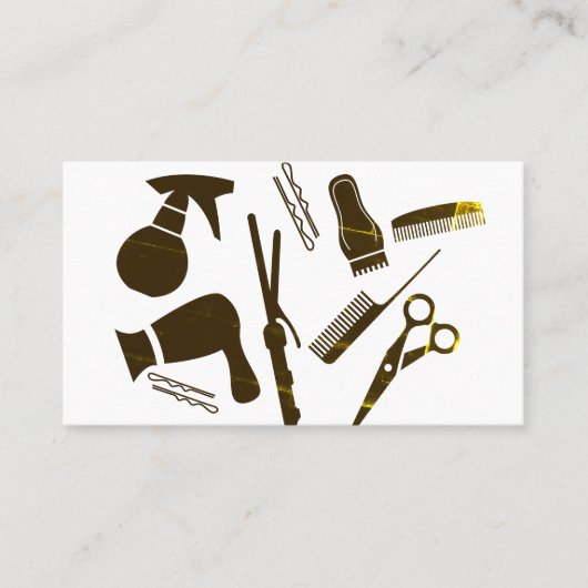 Modern Hair Stylist Visitekaartje (Voorkant)