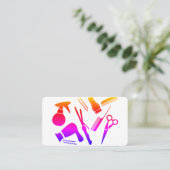 Modern Hair Stylist Visitekaartje (Staand voorkant)