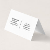 Modern Hairdressers Loyalty Visitekaartje (Achterkant)