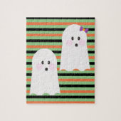 Modern Halloween Cute Ghost Legpuzzel (Verticaal)