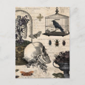 Modern  Halloween Garden Briefkaart (Voorkant)