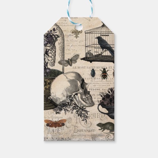 Modern  Halloween Garden Cadeaulabel (Voorkant)