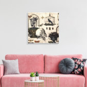 Modern  Halloween Garden Canvas Afdruk (Insitu (Woonkamer))