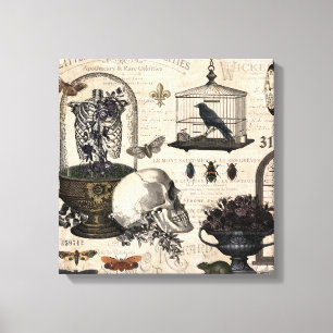 Modern  Halloween Garden Canvas Afdruk