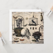 Modern  Halloween Garden Kaart (Voorkant / Achterkant in situ)