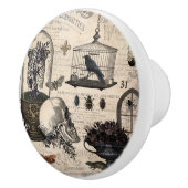 Modern  Halloween Garden Keramische Knop (Rechts)