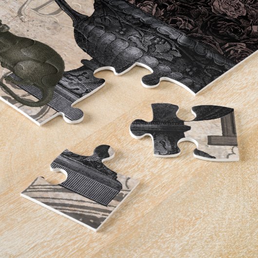 Modern  Halloween Garden Legpuzzel (Zijkant)