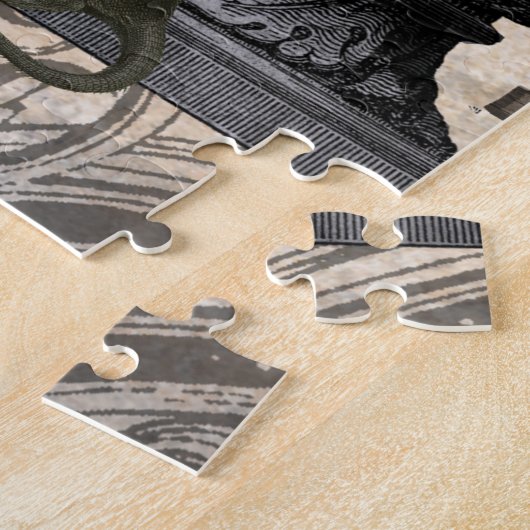 Modern  Halloween Garden Legpuzzel (Zijkant)