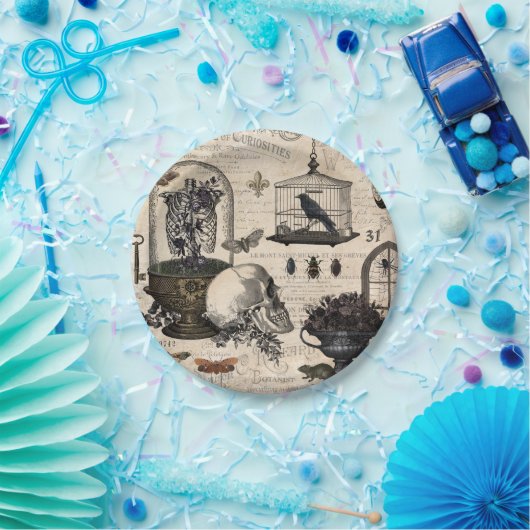 Modern  Halloween Garden Papieren Bordje (Feest)