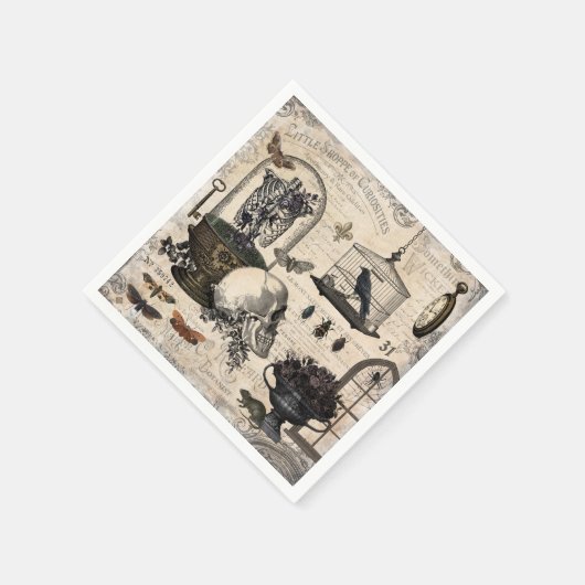 Modern Halloween Garden Servetten (Hoek)