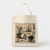 Modern Halloween Garden Tote Bag (Voorkant)