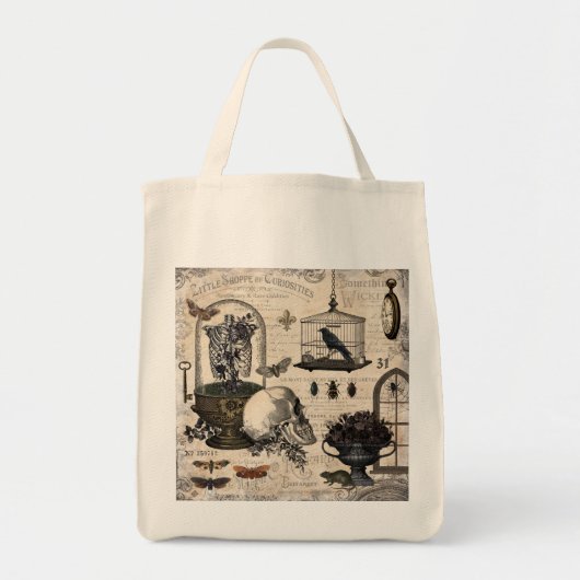 Modern Halloween Garden Tote Bag (Voorkant)