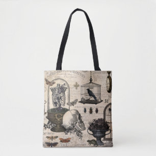 Modern Halloween Garden Tote Bag