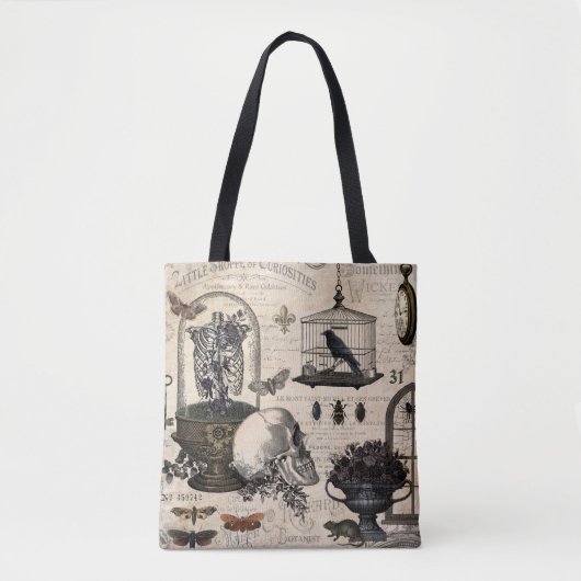 Modern Halloween Garden Tote Bag (Voorkant)
