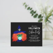 Modern Halloween kostuum party heks thema volwasse Briefkaart (Staand voorkant)