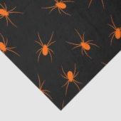 Modern  Halloween Oranje Spider Tissuepapier (Detail)