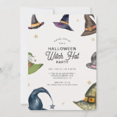 Modern Halloween Paarse Witch Pet Kaart (Voorkant)