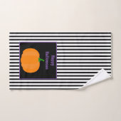 Modern Halloween Pumpkin Decoratief Bathroom Handdoek (Handdoek)
