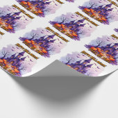 Modern Halloween Spooky Cute Collection Cadeaupapier (Hoek)
