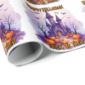 Modern Halloween Spooky Cute Collection Cadeaupapier (Rol Hoek)