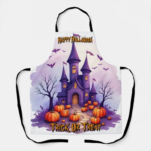 Modern Halloween Spooky Cute Collection Schort (Voorkant)