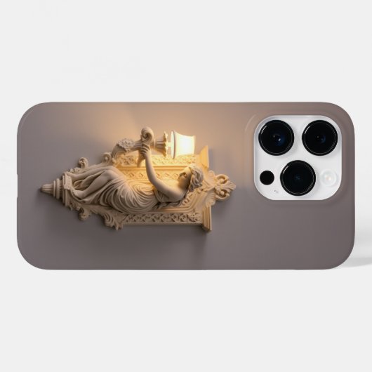 Modern halloween spooky renaissance lamp ontwerp Case-Mate iPhone case (Achterkant (horizontaal))