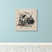 Modern  Halloween WITCHES BREW Canvas Afdruk (Insitu (Houten vloer))