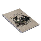 Modern  Halloween WITCHES BREW Notitieboek (Rechterzijde)