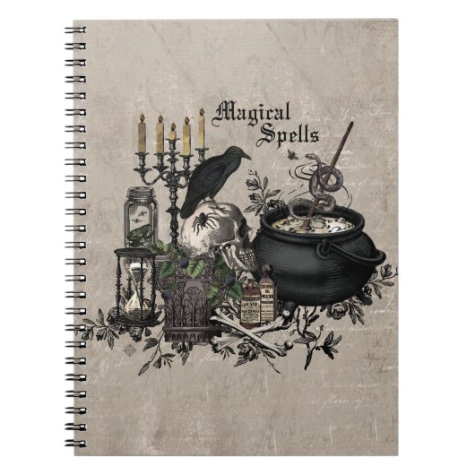 Modern  Halloween WITCHES BREW Notitieboek (Voorkant)