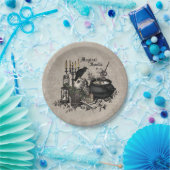 Modern  Halloween WITCHES BREW Papieren Bordje (Feest)