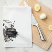 Modern  Halloween WITCHES BREW Theedoek (Quarter Fold)