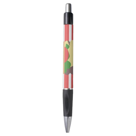 Modern Hamburger Restaurant BBQ Pen (Voorkant Verticaal)
