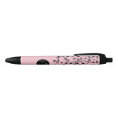 Modern, Hand-Drawn Cherry Blossom Zwarte Inkt Pen (Bovenkant)