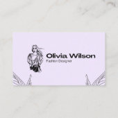 Modern Hand-Drawn Icon Business Card Visitekaartje (Achterkant)