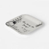 Modern Hand Drawn New Year's Eve Party Papieren Bordje (Gebogen)